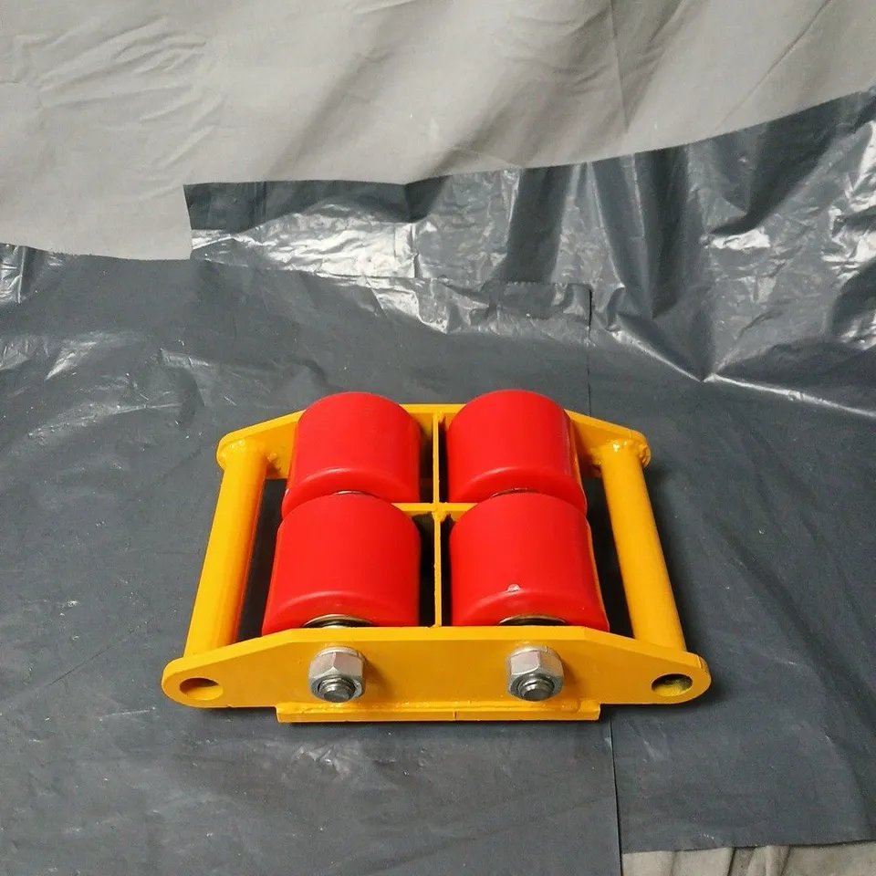 VEVOR INDUSTRIAL MACHINERY MOVER – FOUR-WHEEL DOLLY (YELLOW FRAME)