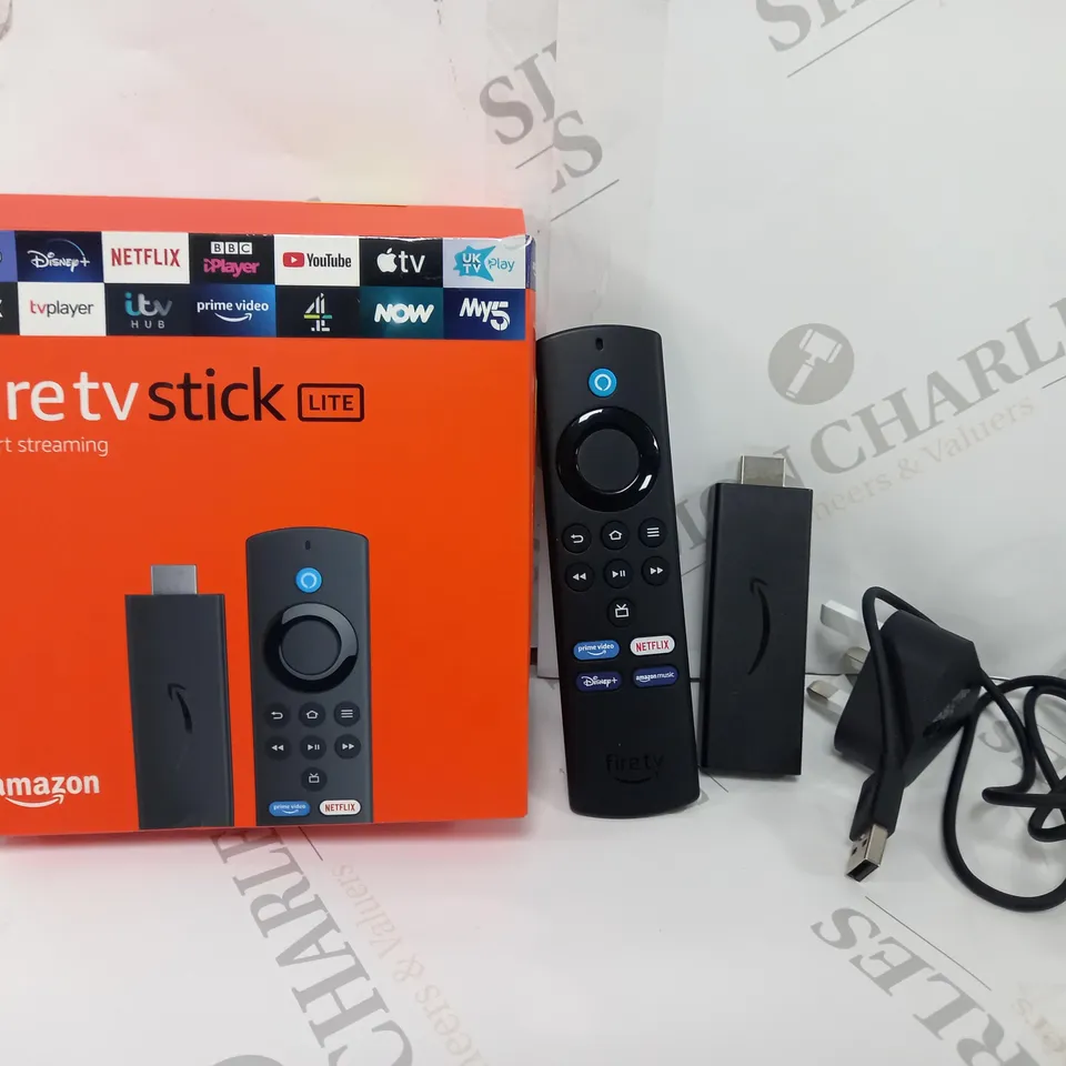 BOXED AMAZON FIRE TV STICK LITE