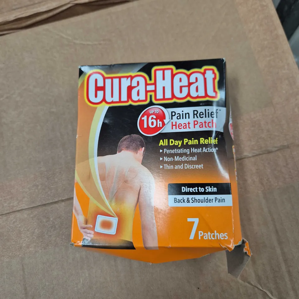 APPROXIMATELY 6 ASSORTED ITEMS INCLUDING RUFCRIL PORTABLE BIDET AND CURA HEAT PATCHES