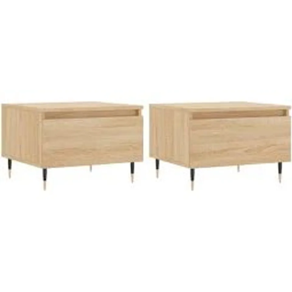 BOXED KORDT FOUR LEG COFFEE TABLE WITH STORAGE (SET OF 2) (1 BOX)