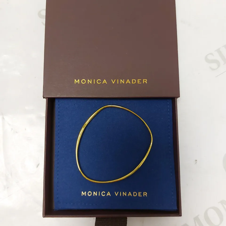 MONICA VINADER NURA REEF BANGLE 18CT GOLD VERMEIL