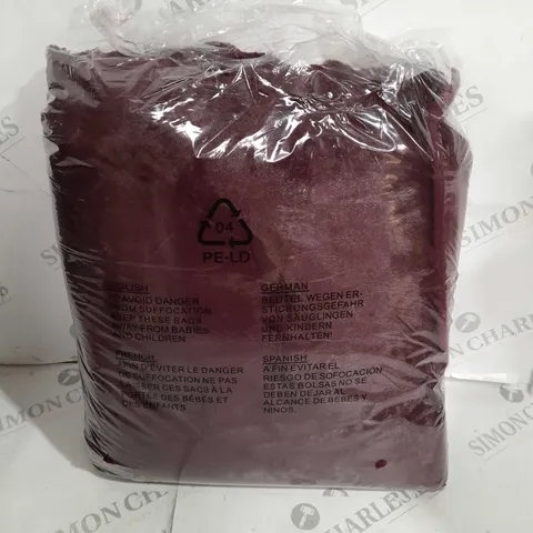 BOXED COZEE HOME HEATED THROW IN PLUM