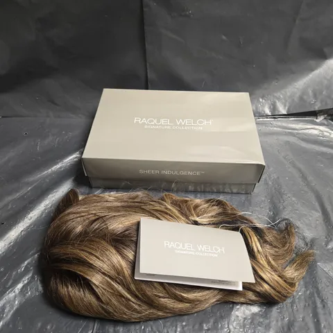 RAQUEL WELCH HAIRWEAR SIGNATURE COLLECTION SHEER INDULGENCE SYNTHETIC WIG – SS ICED CAFE LATTE
