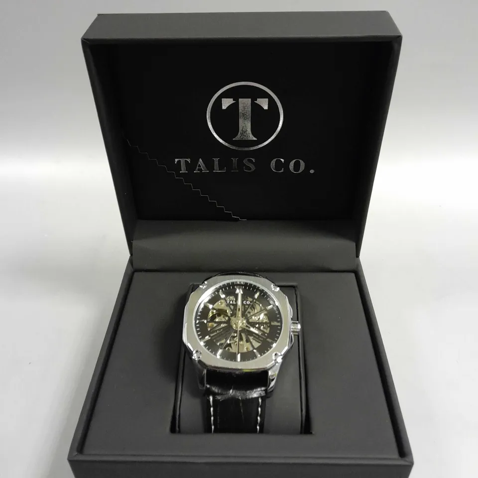 MEN’S TALIS CO AUTOMATIC SKELETON WATCH