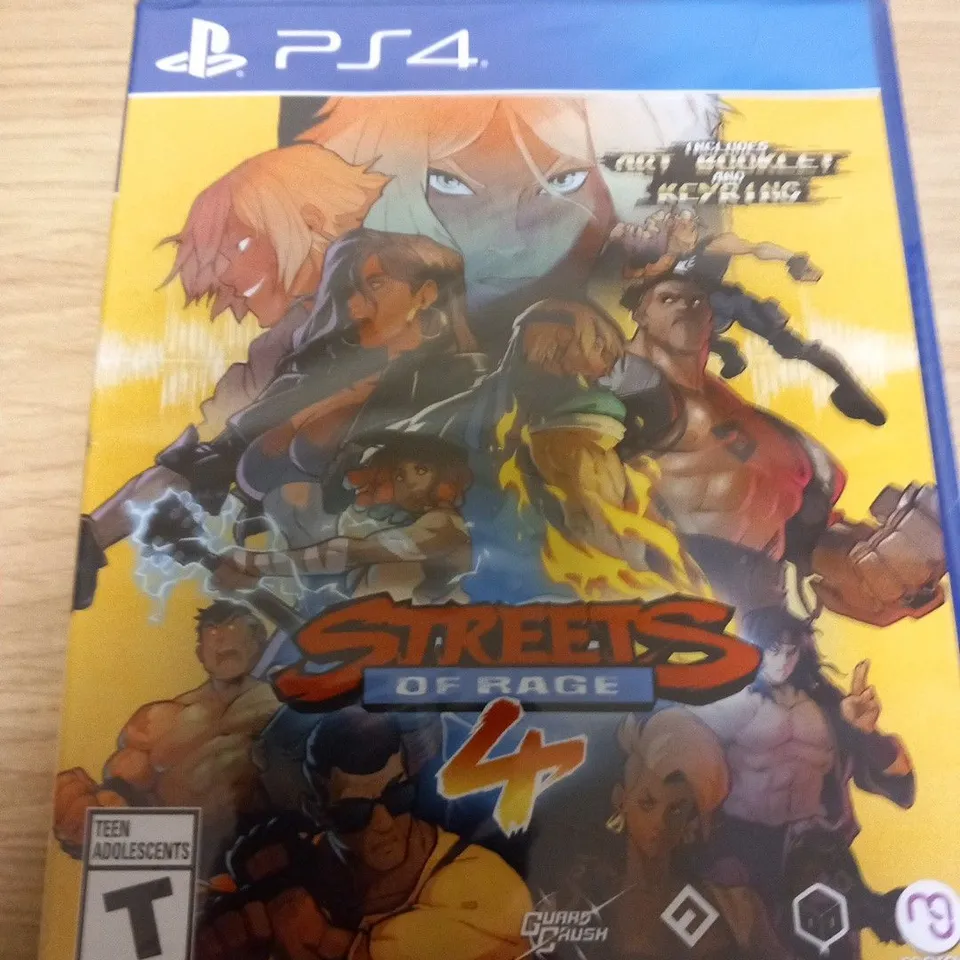 PLAYSTATION 4 STREETS OF RAGE 4