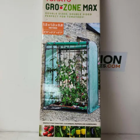 GRO-ZONE MAX TOMATO GROW TUNNEL – 1.5M X 1.0M X 0.8M, BOXED