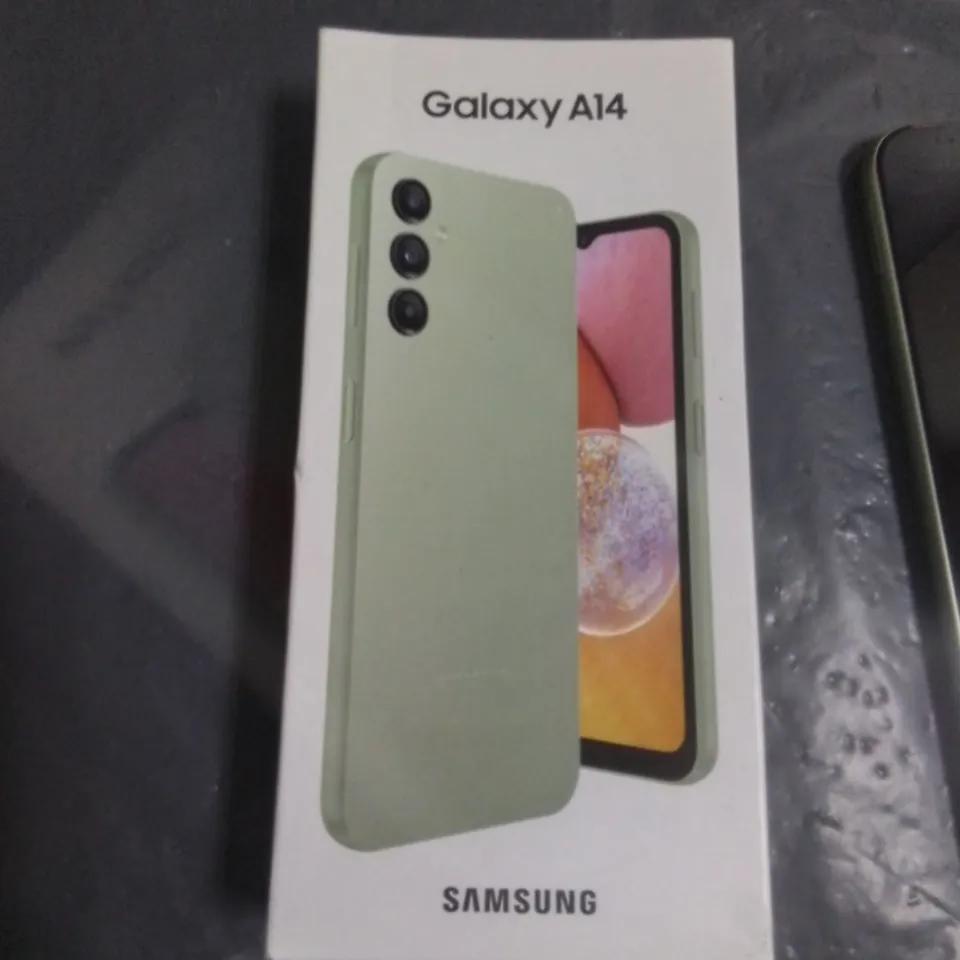 BOXED SAMSUNG GALAXY A14 4GB 64GB IN LIGHT GREEN - SM-A145F