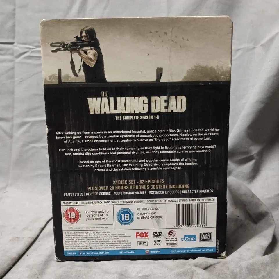 THE WALKING DEAD: THE COMPLETE SEASON 1-6 DVD BOX SET (27-DISC)