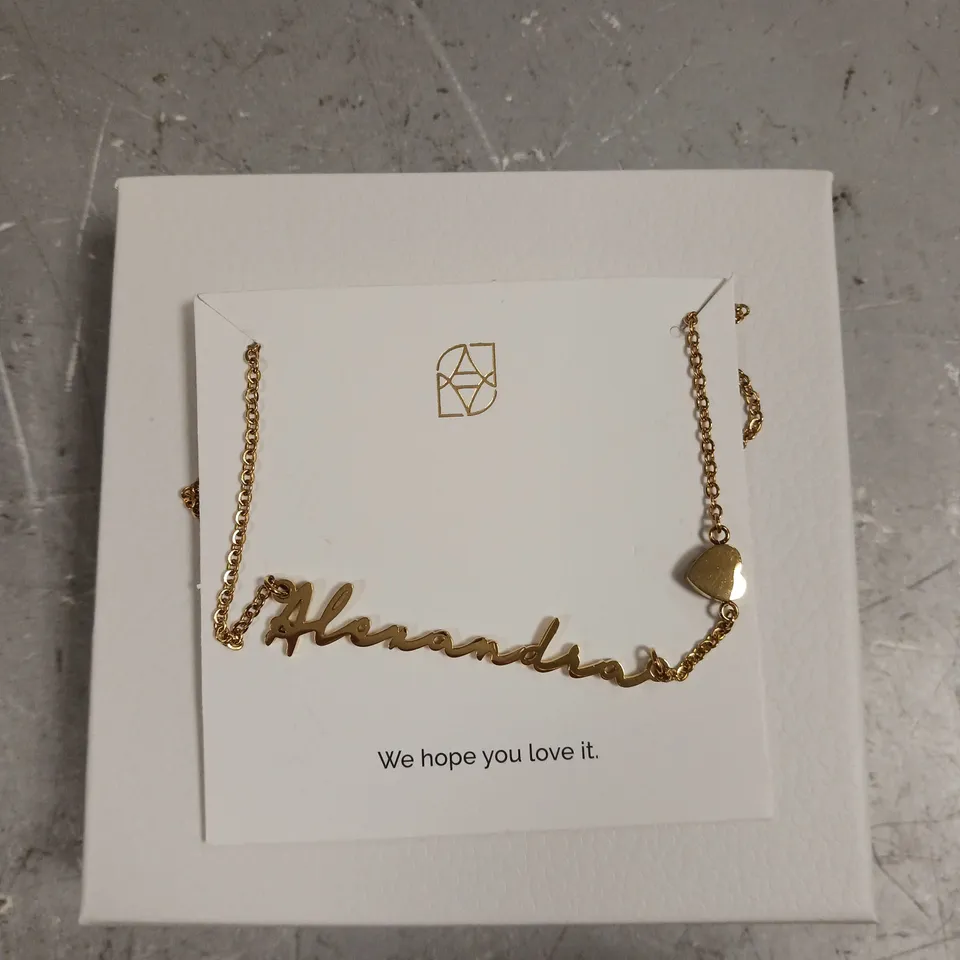 ABBOTT LYON PERSONALISED 'ALENANDIA' NECKLACE 