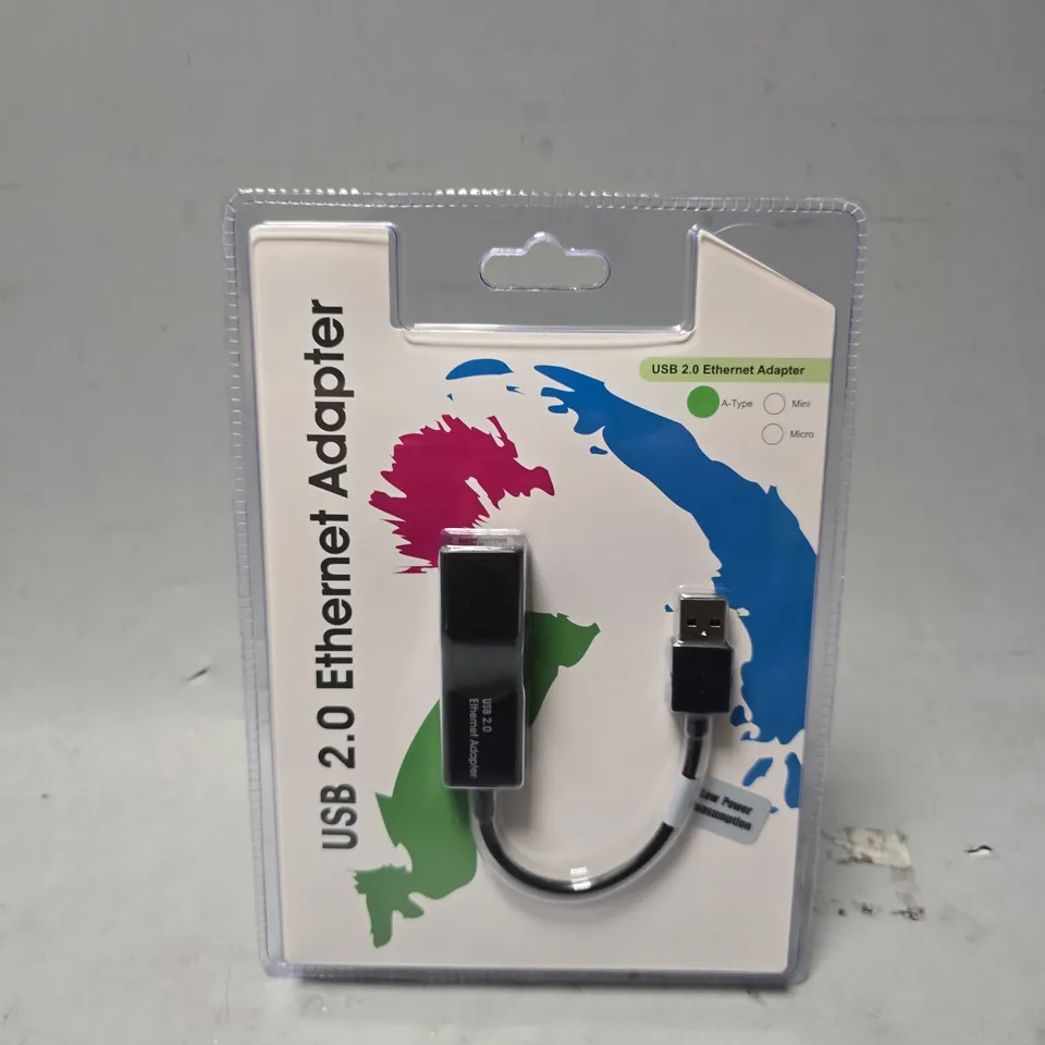 BOX OF 20 USB 2,0 ETHERNET ADAPTERS