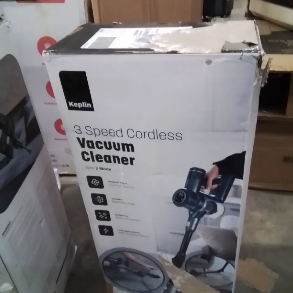 BOXED KEPLIN 3 SPEED CORDLESS VACUUM CLEANER