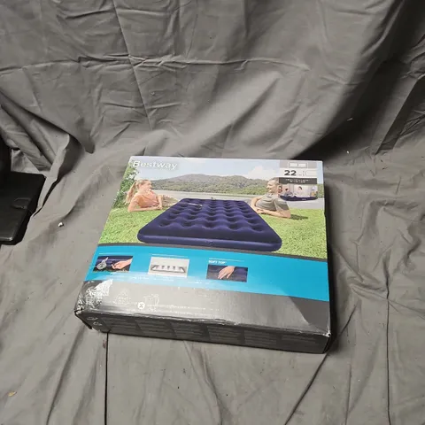 BESTWAY TWIN INFLATABLE AIR BED – 1.91M X 1.37M X 22 CM
