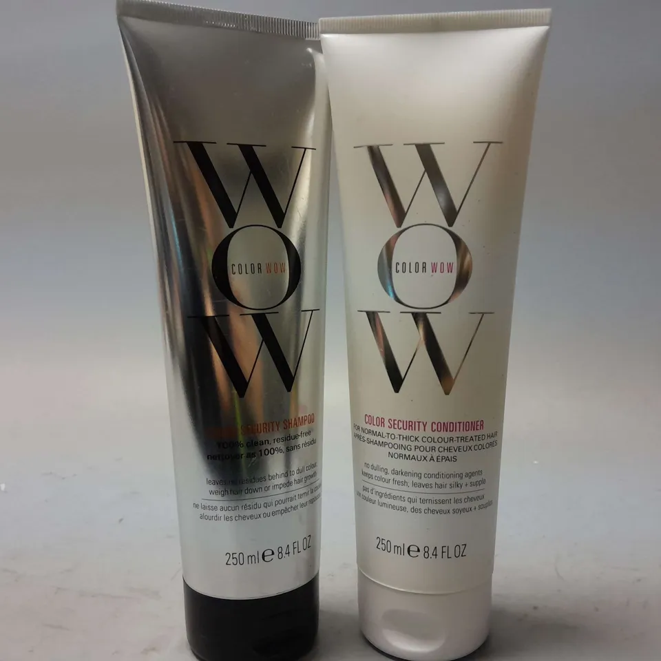 2 WOW COLORWOW COLOR SECURUTY CONDITONER BOTTLES (250ml)