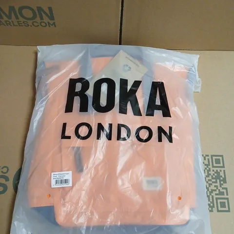 ROKA LONDON RECYCLED NYLON SMALL FIRECRACKER BAG – ORANGE