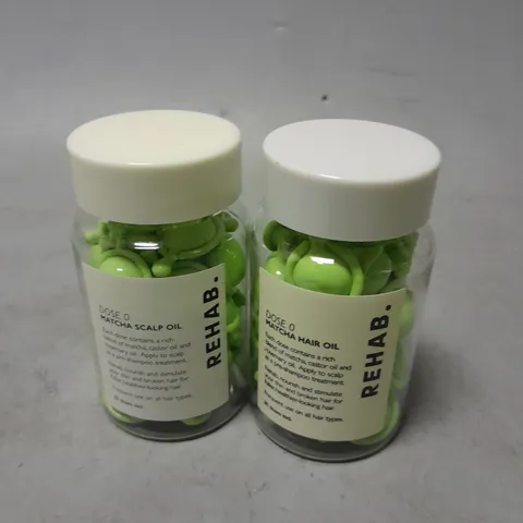 LOT OF 2 30 DOSE 0 MATCHA HAIR OIL AMPOULES