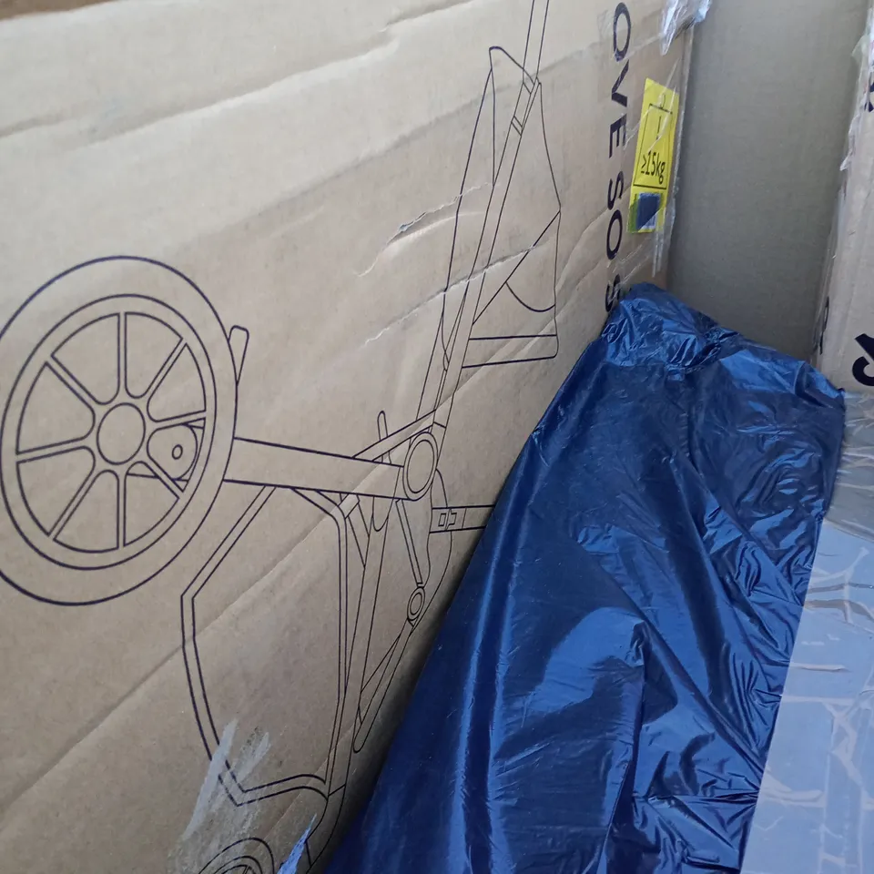 PALLET OF ASSORTED HOUSEHOLD ITEMS TO INCLUDE ROCKING SLEEPER COT, OFFICE CHAIR AND PLAYMAT