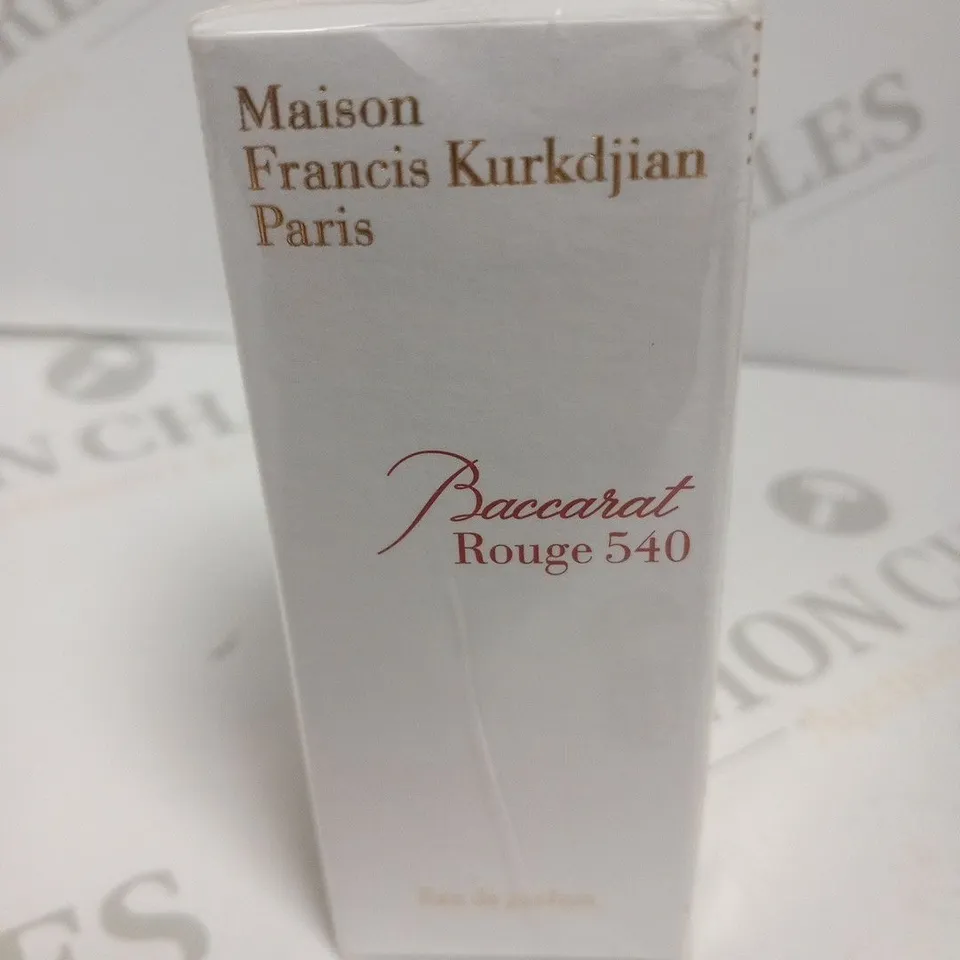BOXED AND SEALED MAISON FRANCIS KURKDJIAN PARIS BACCARAT ROUGE 540 EAU DE PARFUM 35ML