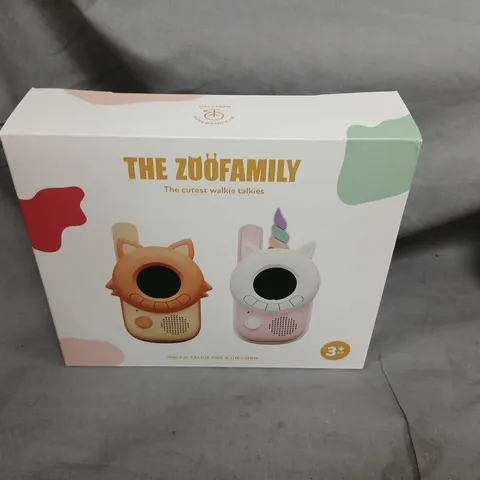 THE ZOOFAMILY WALKIE TALKIES – BOXED DUO