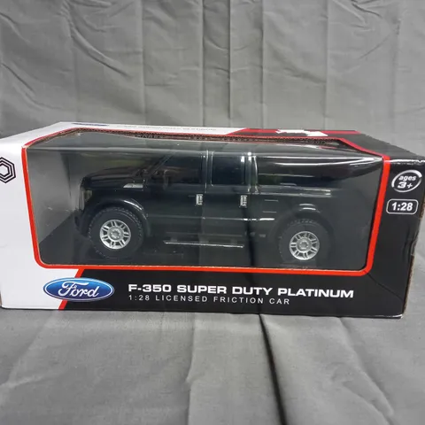 FORD F-350 SUPER DUTY PLATINUM 1:28 LICENSED FRICTION CAR AGES 3+