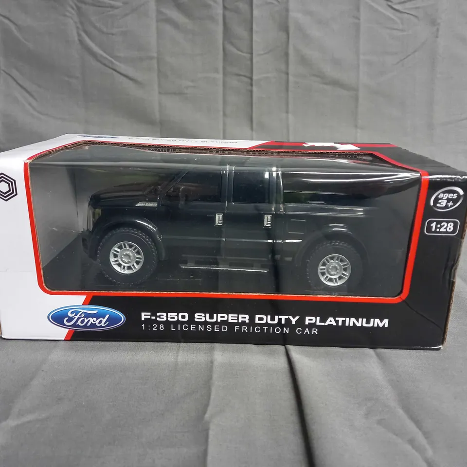 FORD F-350 SUPER DUTY PLATINUM 1:28 LICENSED FRICTION CAR AGES 3+