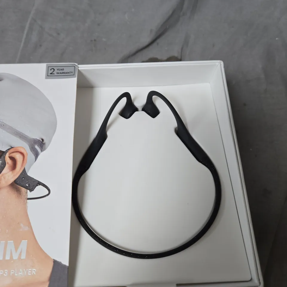 BOXED SHOKZ OPENSWIM WATERPROOF BONE CONDUCTION MP3 HEADPHONES