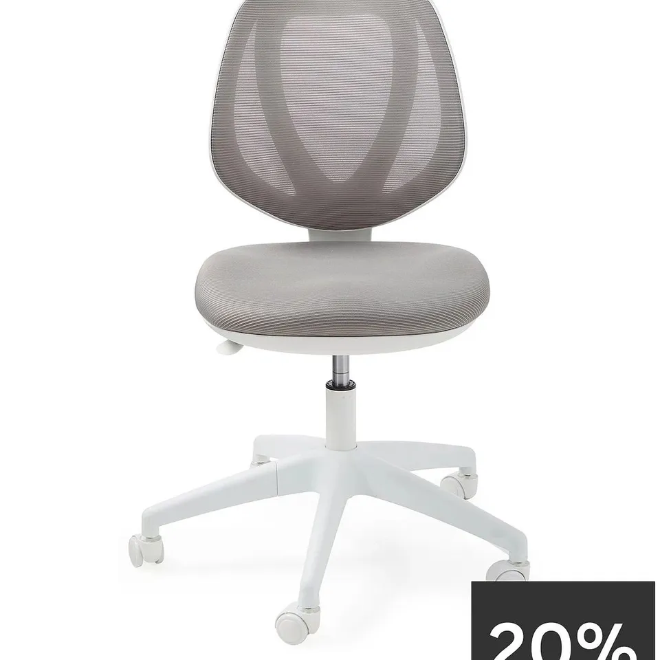 RYDAL OFFICE CHAIR - GREY - COLLECTION ONLY