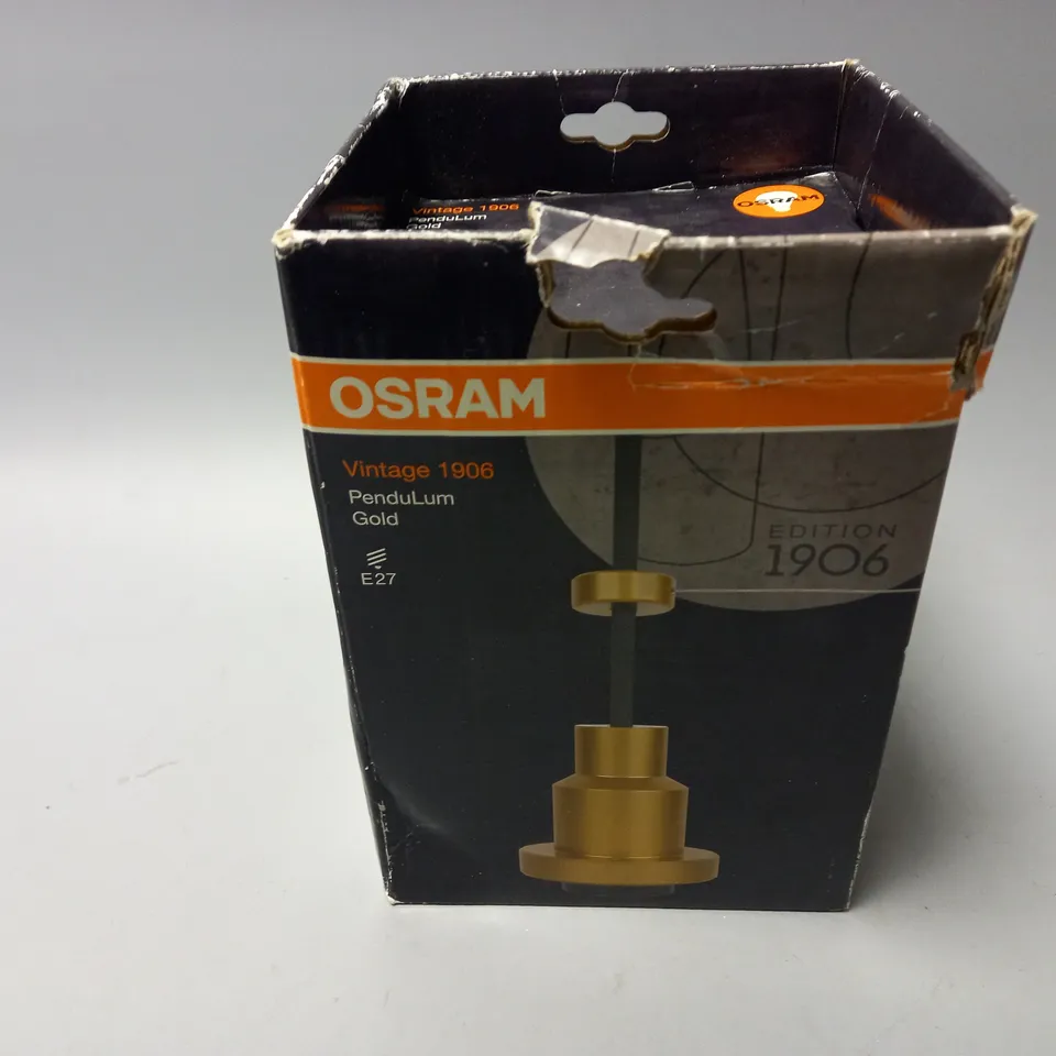 ORSAM VINTAGE 1906 PENDULUM GOLD E27