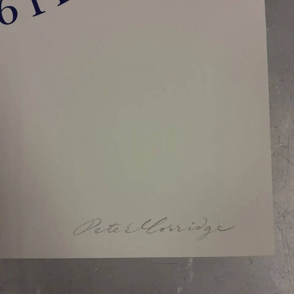 SIGNED LIMITED EDITION KING CHARLES CORONATION PRINT 