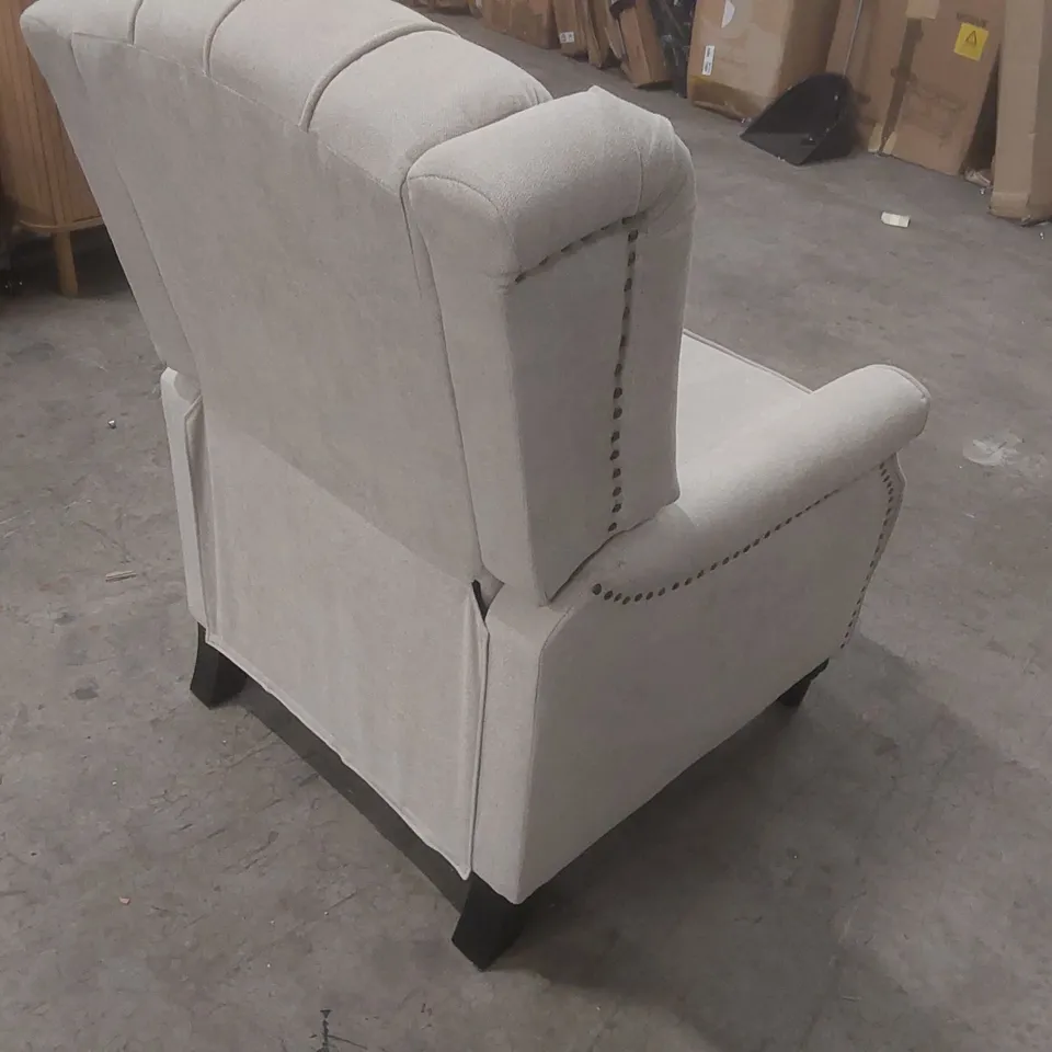 76CM WIDE CLASSIC PUSH BACK RECLINER WITH TUFTED BACK AND RIVETS
