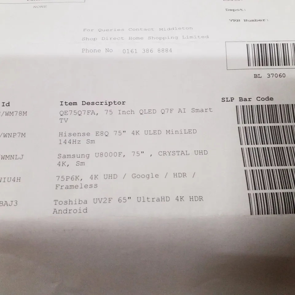 PALLET CONTAINING APPROXIMATELY 5 ASSORTED DAMAGED TVS