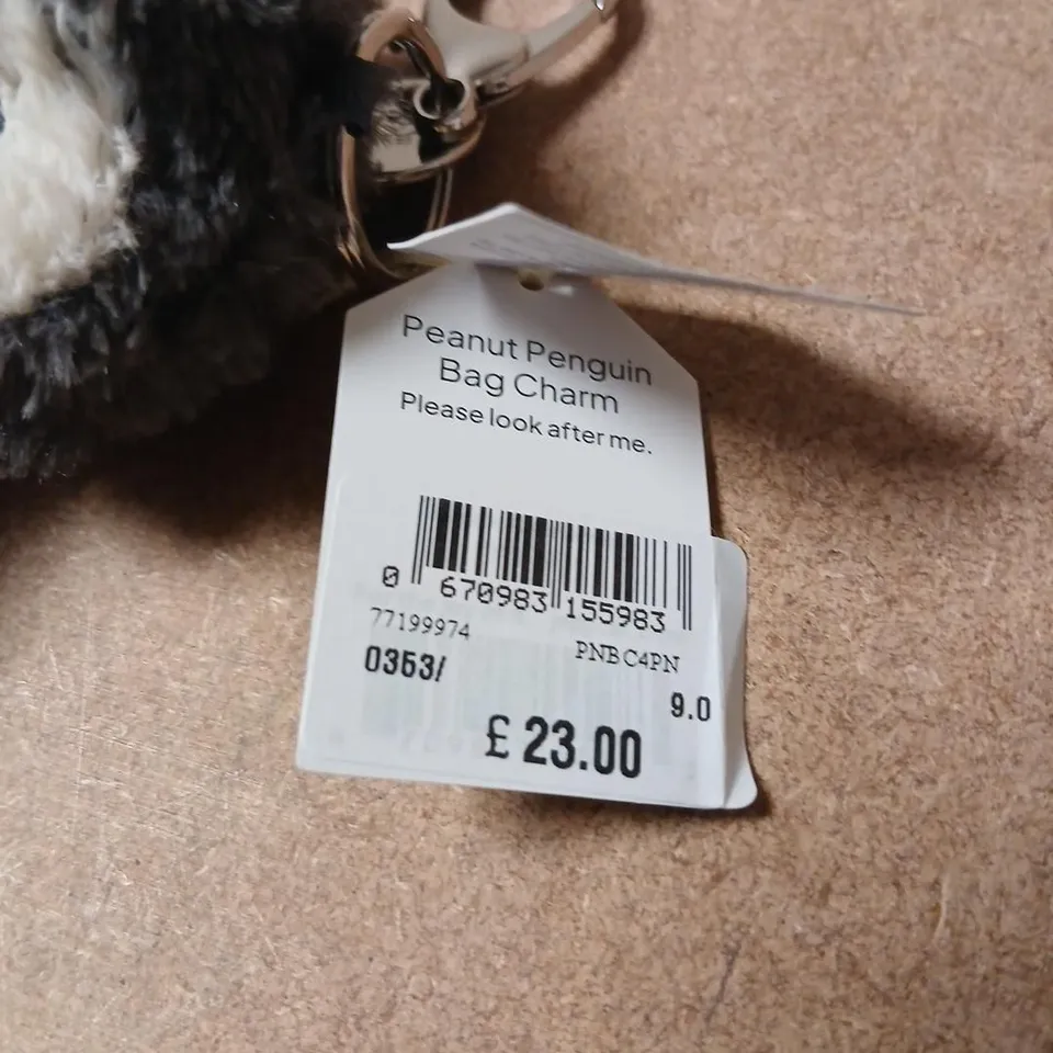 PEANUT PENGUIN PLUSH BAG CHARM & KEYRING