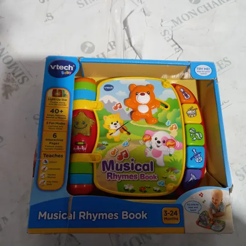 VTECH MUSICAL RHYMES BOOK
