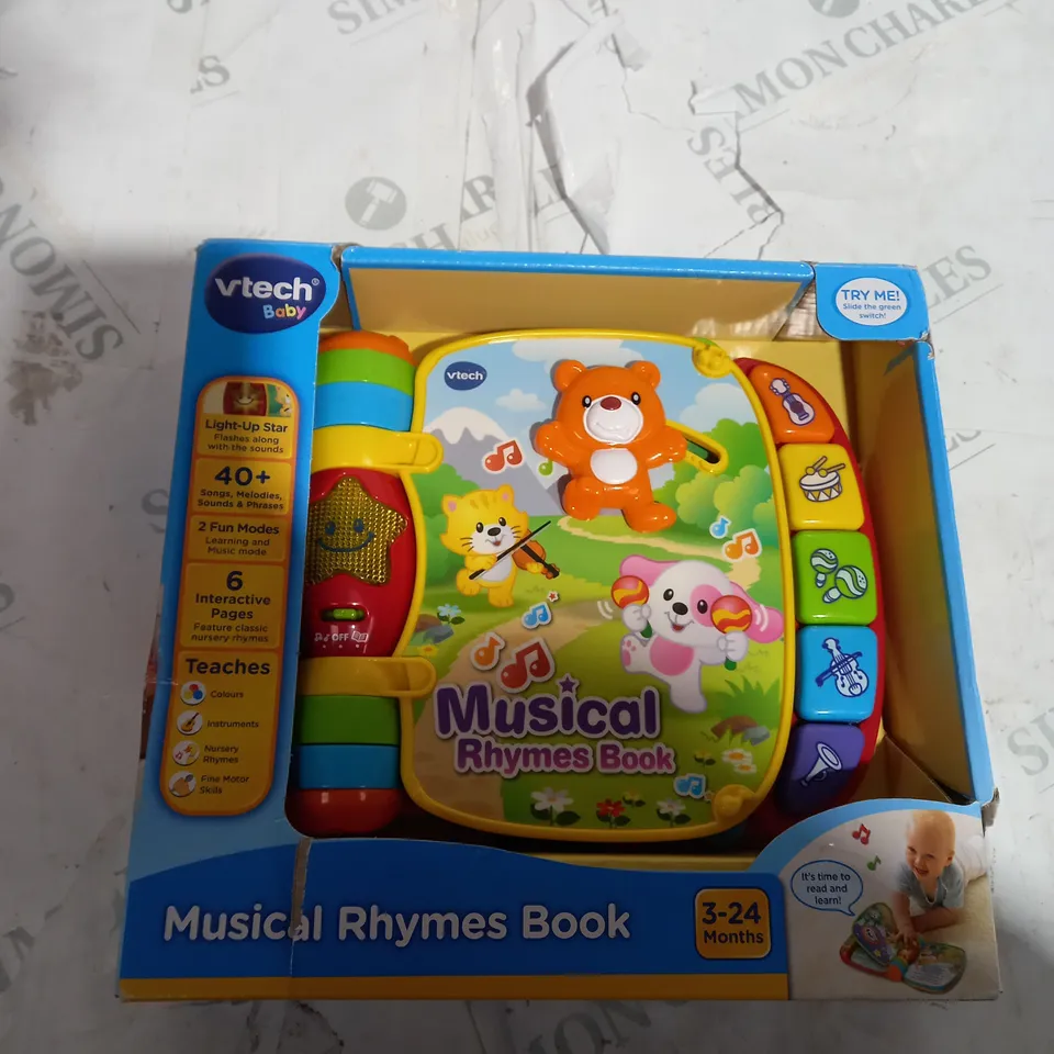 VTECH MUSICAL RHYMES BOOK