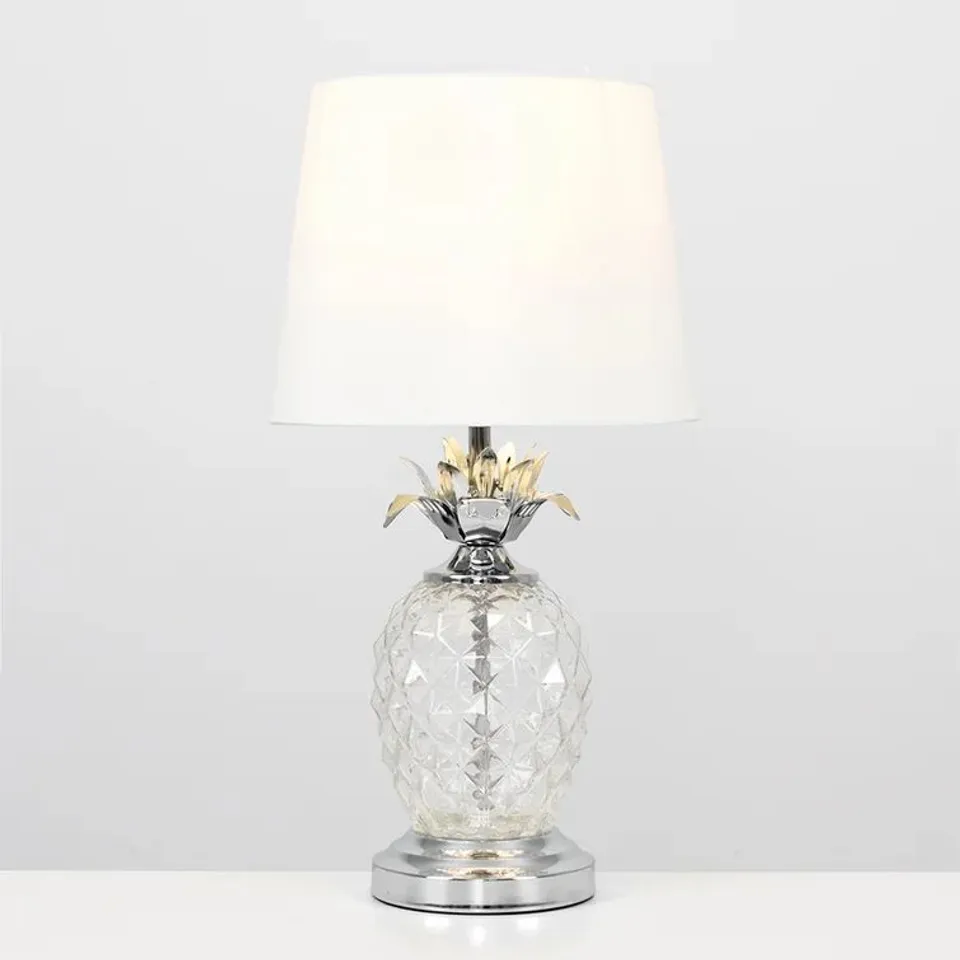 DEMPSTER 41CM TABLE LAMP SHADE COLOUR WHITE BULB 