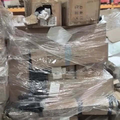 PALLET OF ASSORTED HOUSEHOLD GOODS AND PRODUCTS TO INCLUDE;DRILL BATTERIES,HANDBAG,OFFICE CHAIR 