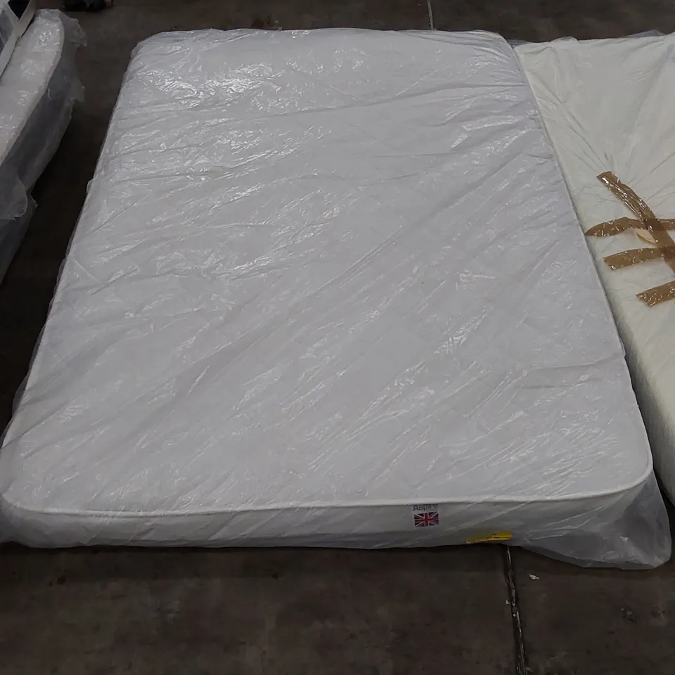 BAGGED BREATHABLE FOAM FREE BONNEL SPRUNG DOUBLE MATTRESS - WHITE