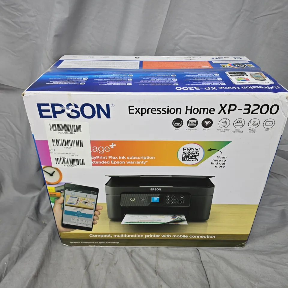 EPSON EXPRESSION HOME XP-3200 MULTIFUNCTION PRINTER – BOXED
