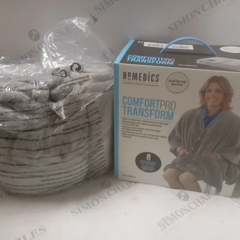 BOXED HOMEDICS COMFORT PRO CORDLESS THROW WITH HEAT