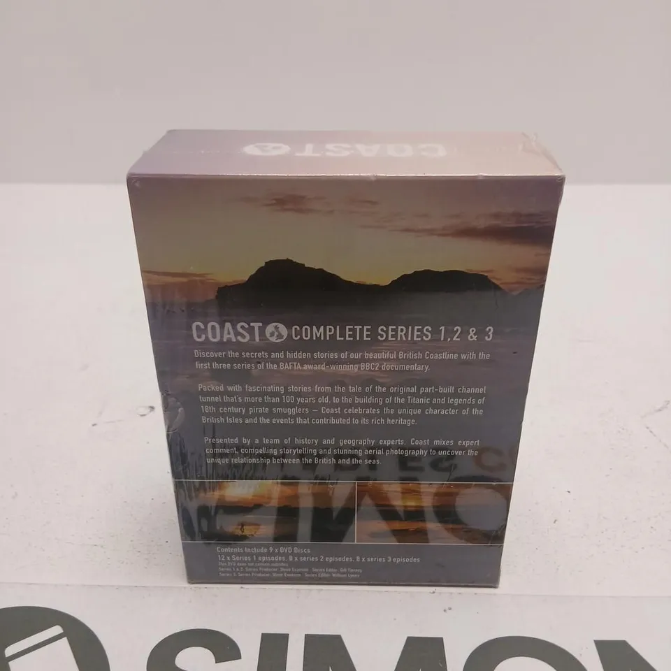 BBC COAST COMPLETE SERIES 1, 2 & 3 – 9 DVD BOX SET