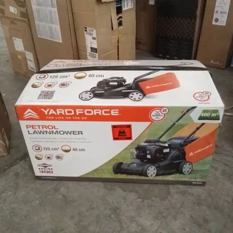 BOXED YARDFORCE PETROL LAWNMOWER