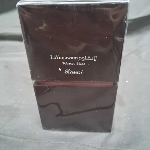 BOXED AND SEALED LA YUQAWAM TOBACCO BLAZE RASASI EAU DE PARFUM 75ML