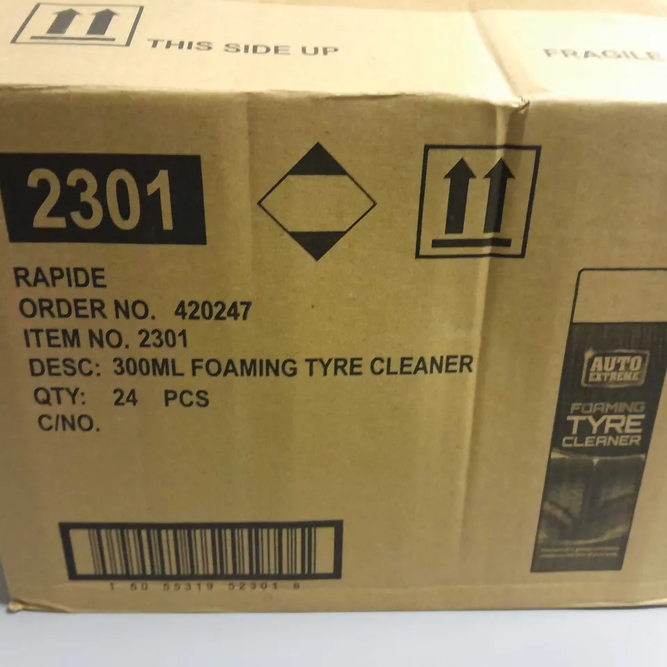 APPROXIMATELY 24 AUTO EXTREME FOAMING TYRE CLEANER 300ML 