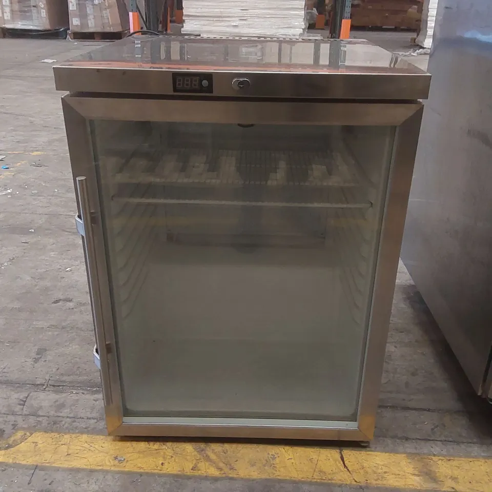 INTERLEVIN UR150GSS U/C DISPLAY FRIDGE