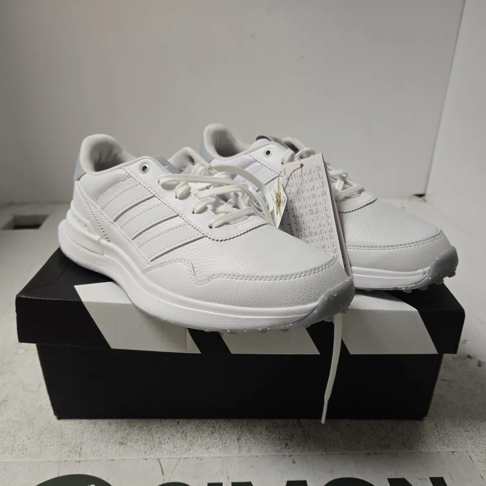 ADIDAS WHITE LEATHER TRAINERS BOXED UK 6.5 WOMENS