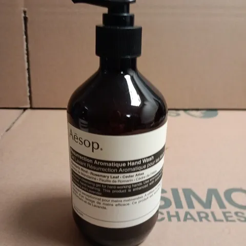 AESOP RESURRECTION AROMATIQUE HAND WASH – PUMP BOTTLE 500ML