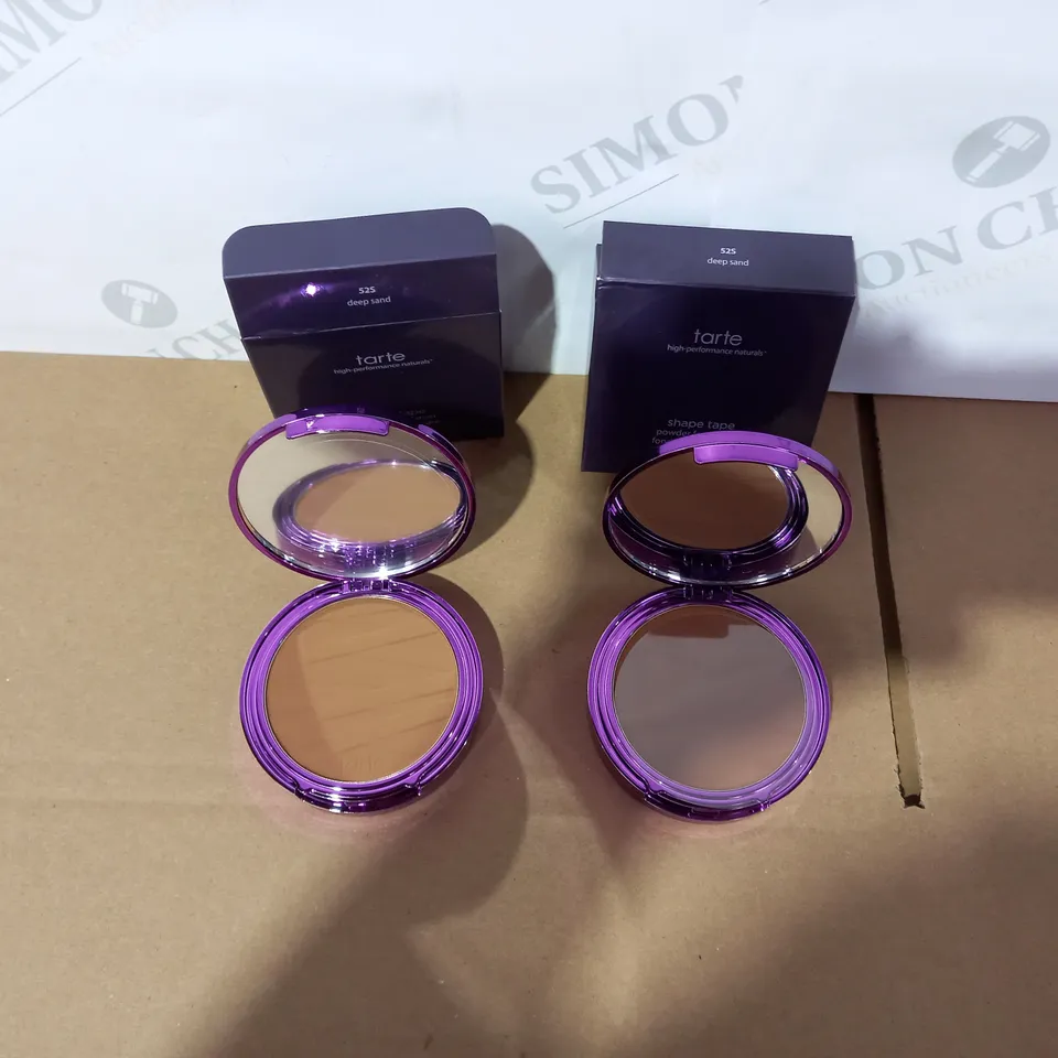 LOT OF 2 TARTE SHAPE TAPE PRESSED POWDER MAKEUP
