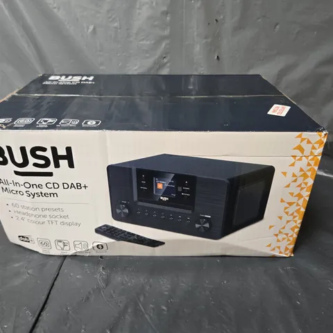 BOXED BUSH ALL-IN-ONE CD DAB+ MICRO SYSTEM