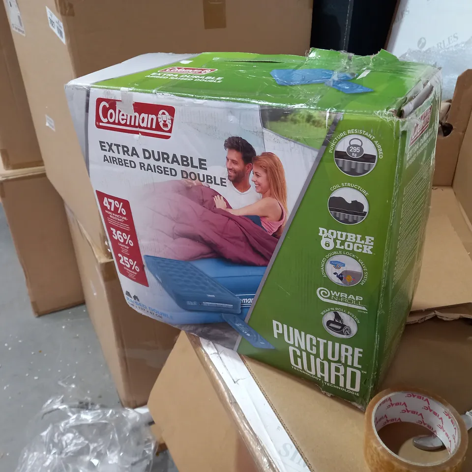 EXTRA DURABLE AIRBED RAISED DOUBLE