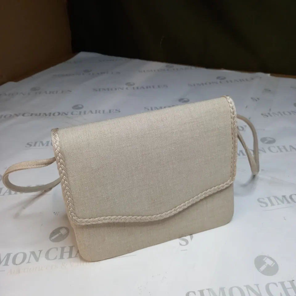 UNBRANDED BEIGE STRINGED HANDBAG 