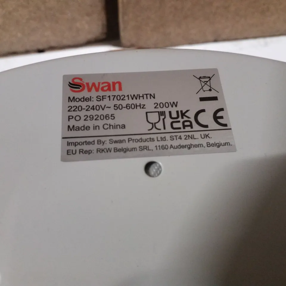 BOXED SWAN 3.5L SLOW COOKER - COTTON WHITE